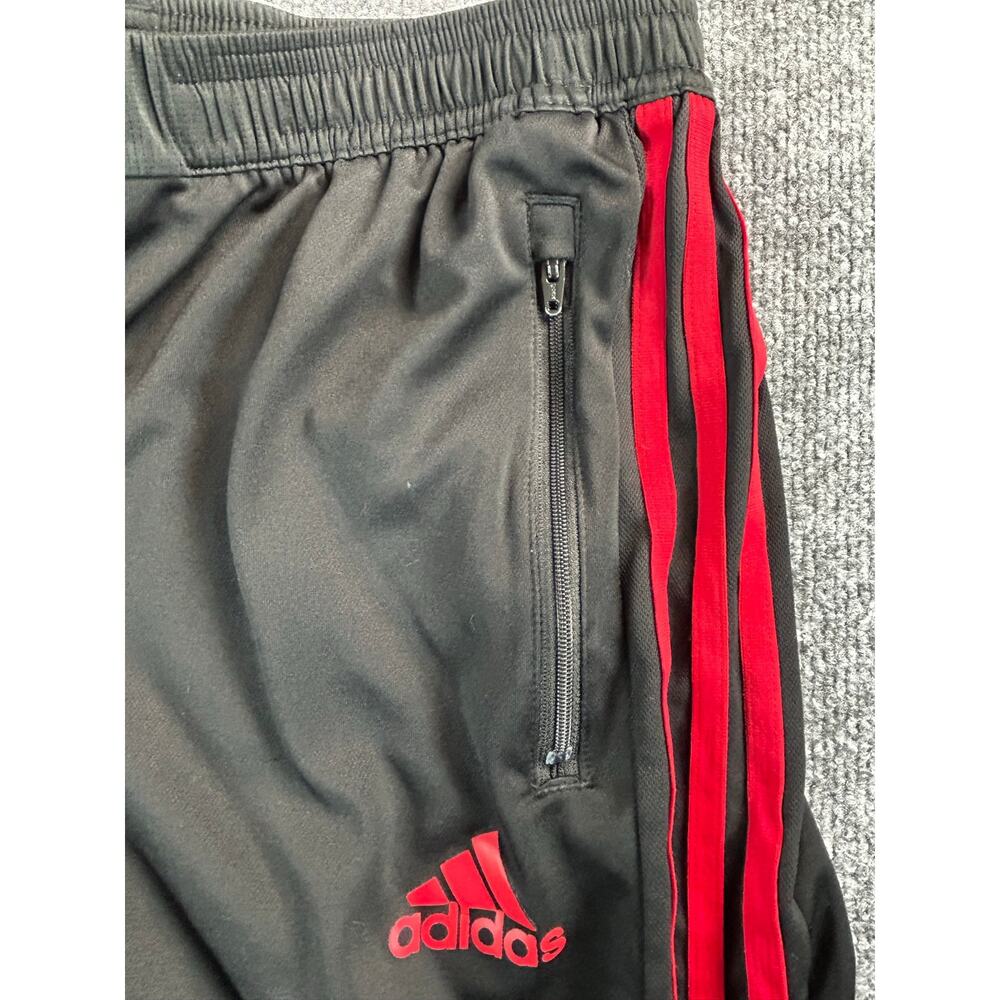 Adidas D2M Primeblue Shorts Mens Medium Black Red AEROREADY Zip Pockets - Picture 5 of 9